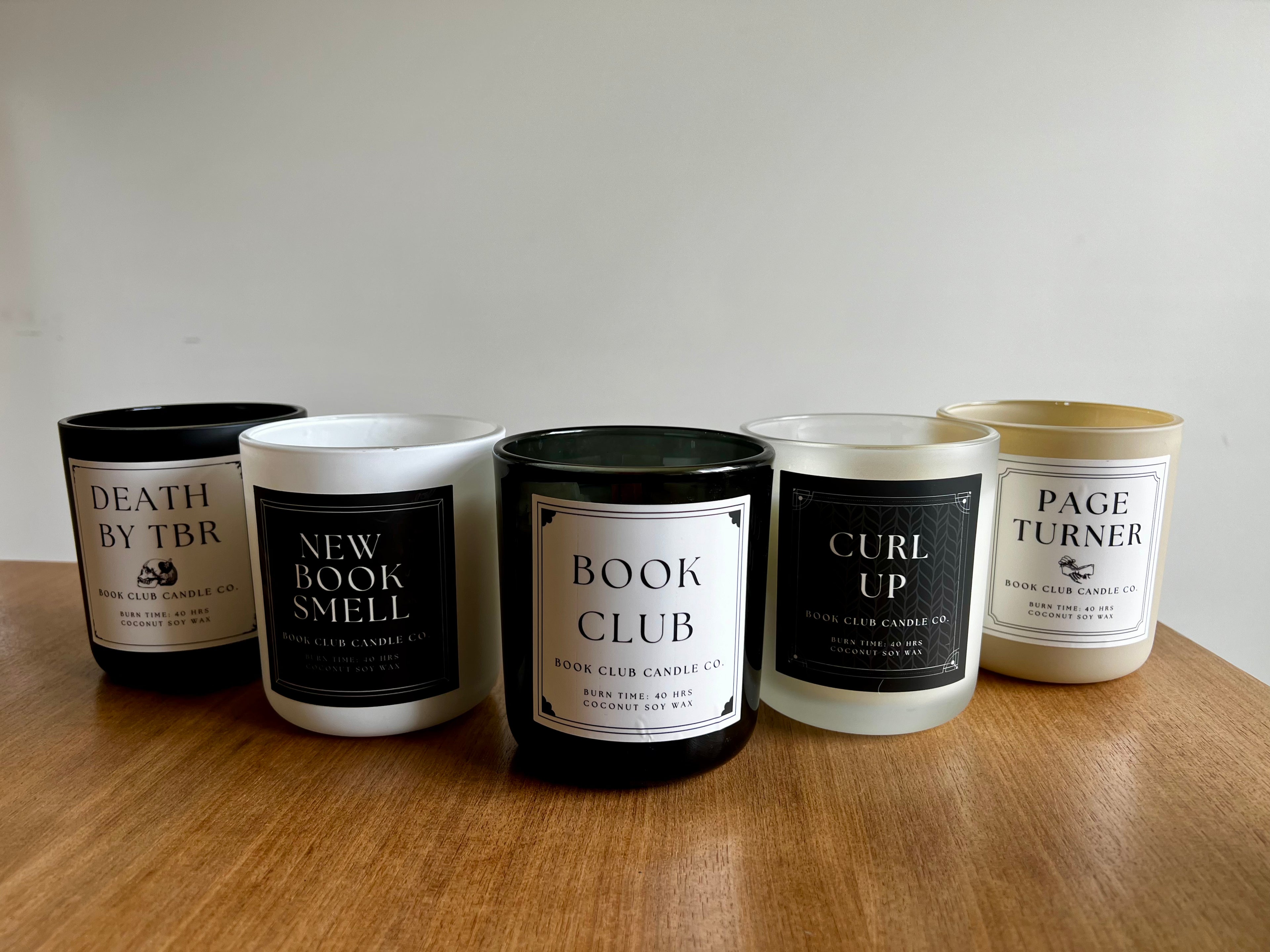 book club candle - literary themed candle